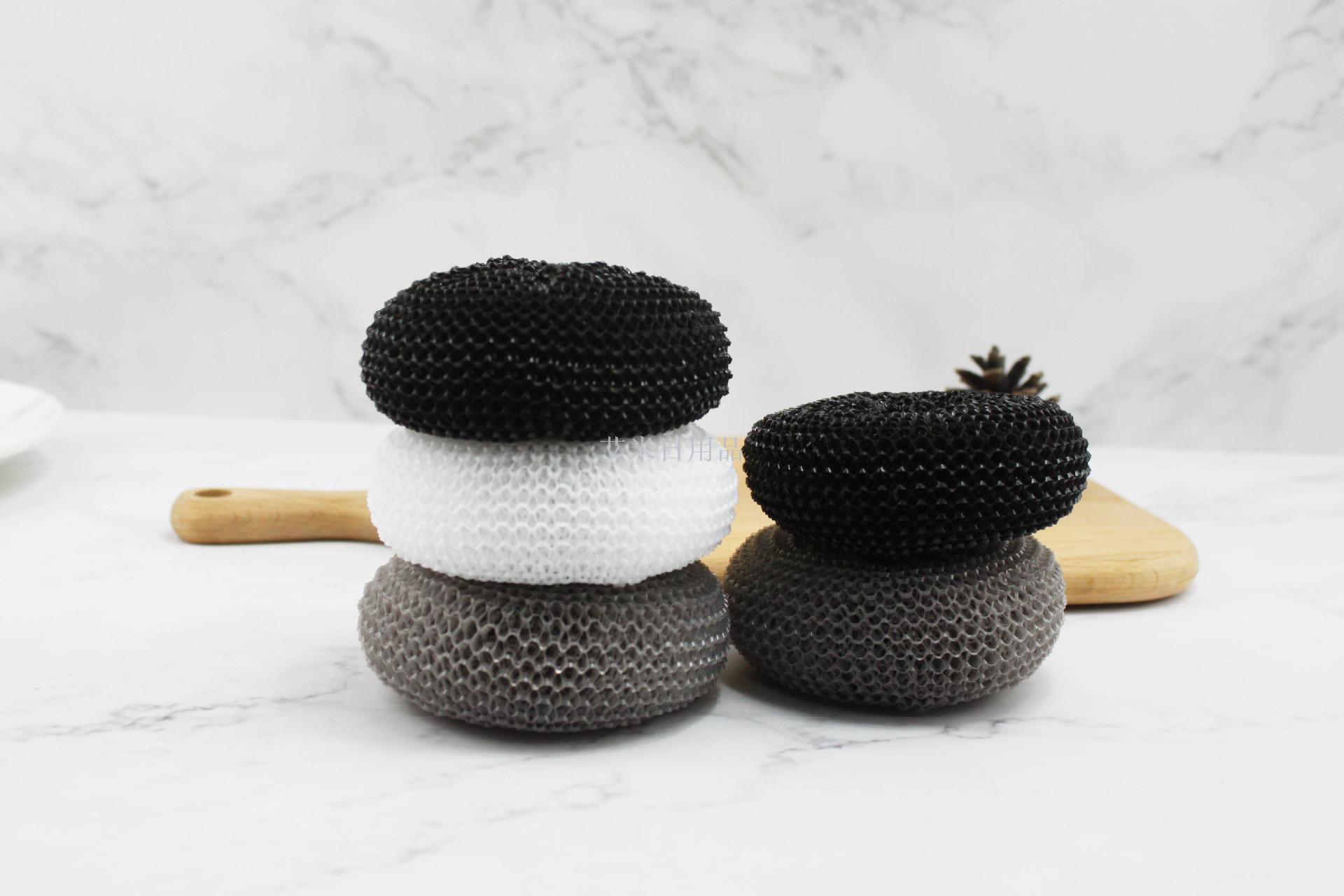 6g10 green colored plastic wire cleaning ball pet/pp fiber woven tennis ball brush pot 6g10 green colored plastic wire cleaning ball pet/pp fiber woven tennis ball brush pot