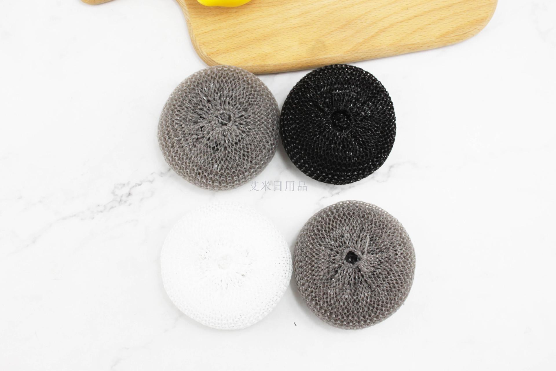 6g10 green colored plastic wire cleaning ball pet/pp fiber woven tennis ball brush pot 6g10 green colored plastic wire cleaning ball pet/pp fiber woven tennis ball brush pot