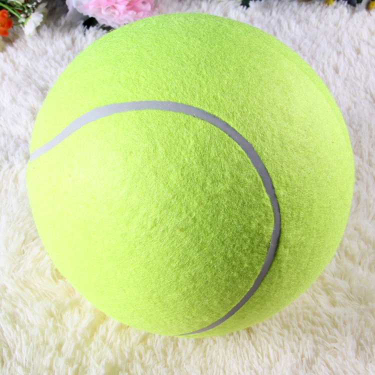 Manufacturer's direct-selling inflatable signature ball big tennis ball 5-inch 12.7cm pet advertising collection LOGO Manufacturer's direct-selling inflatable signature ball big tennis ball 5-inch 12.7cm pet advertising collection LOGO