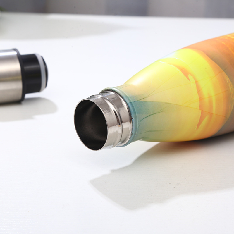 Thermos Cup Sports Cup Creative Coke Bottle 500ml Stainless Steel Coke Cup Thermos Bottle