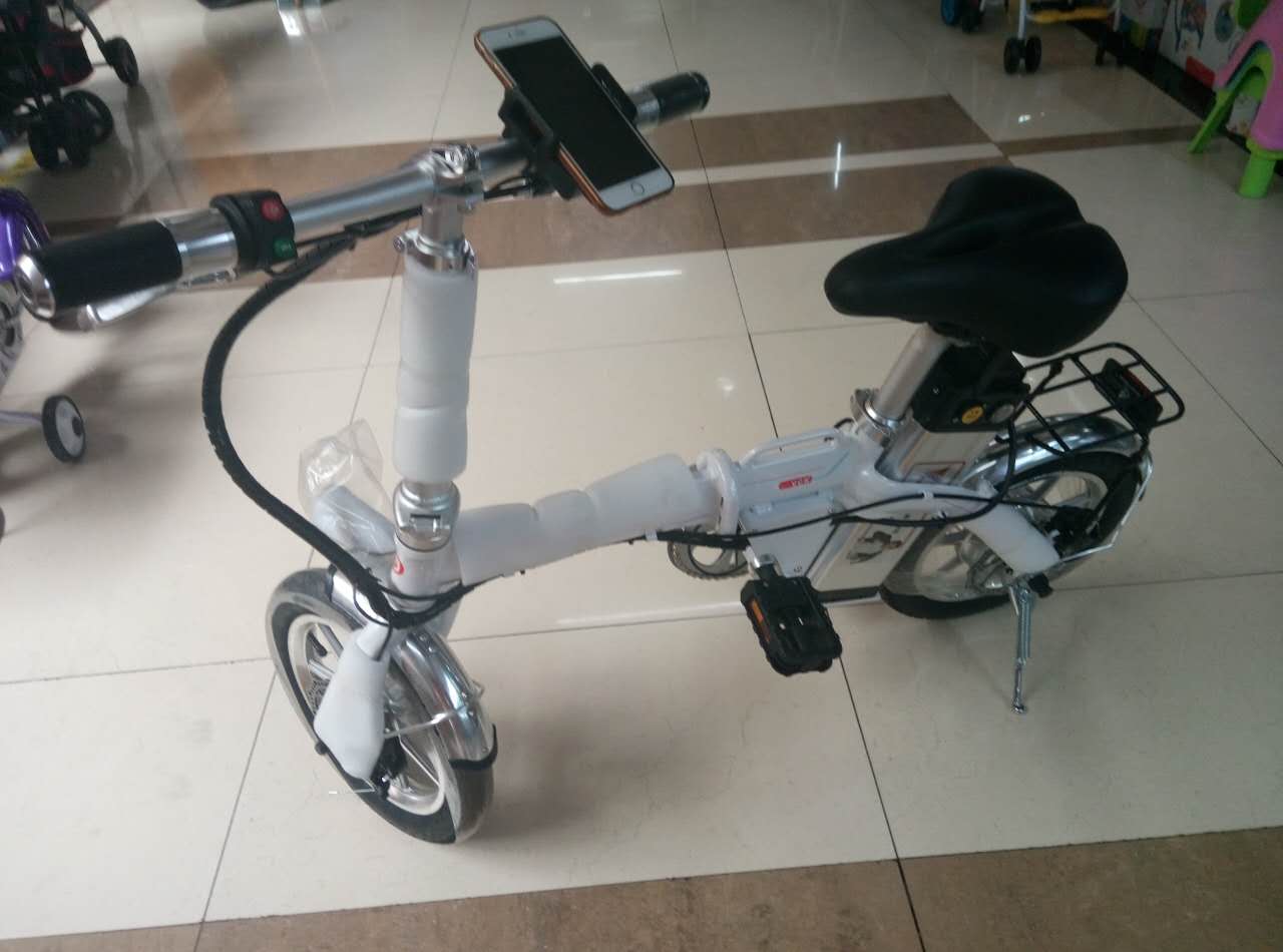 Mary 24 inch high-end 40-50km aluminum alloy USB charging folding electric bicycle