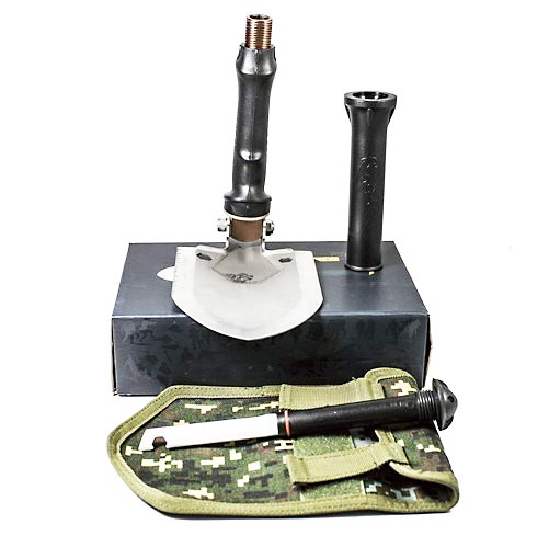  wholesale outdoor multi-functional folding kits carry a spade a shovel hammer knife axe
