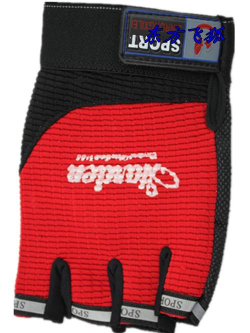 Bike skid resistant half-finger glove Knights riding sport gloves support mixed batch