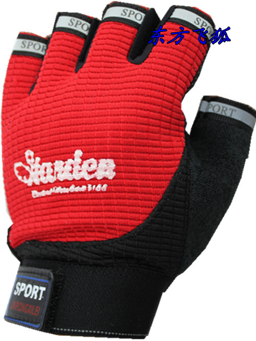 Bike skid resistant half-finger glove Knights riding sport gloves support mixed batch