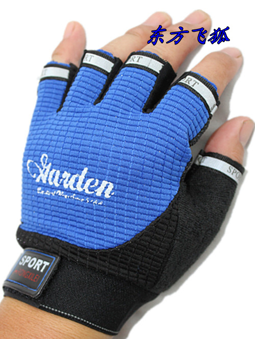 Bike skid resistant half-finger glove Knights riding sport gloves support mixed batch