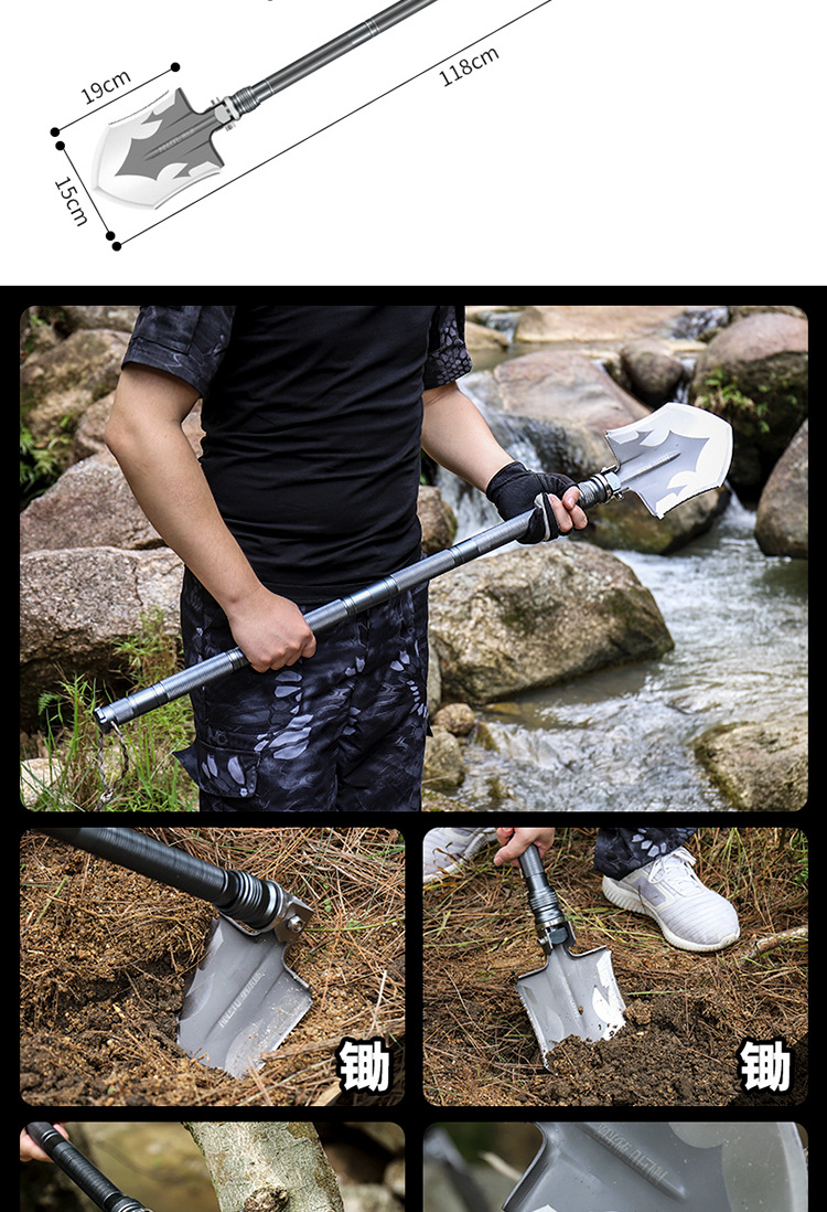 Folding SelfDefense VehicleMounted Military Shovel Camping Survival Equipment Tool One Piece Dropshipping Folding SelfDefense VehicleMounted Military Shovel Camping Survival Equipment Tool One Piece Dropshipping