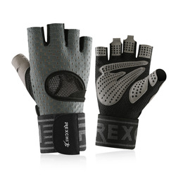 Half-Finger Gloves for Riding Golf Outdoor Sports Sun Protection Summer Fishing Sweat-Absorbent Breathable Ice Silk Cold Feeling Breathable Long Sleeve