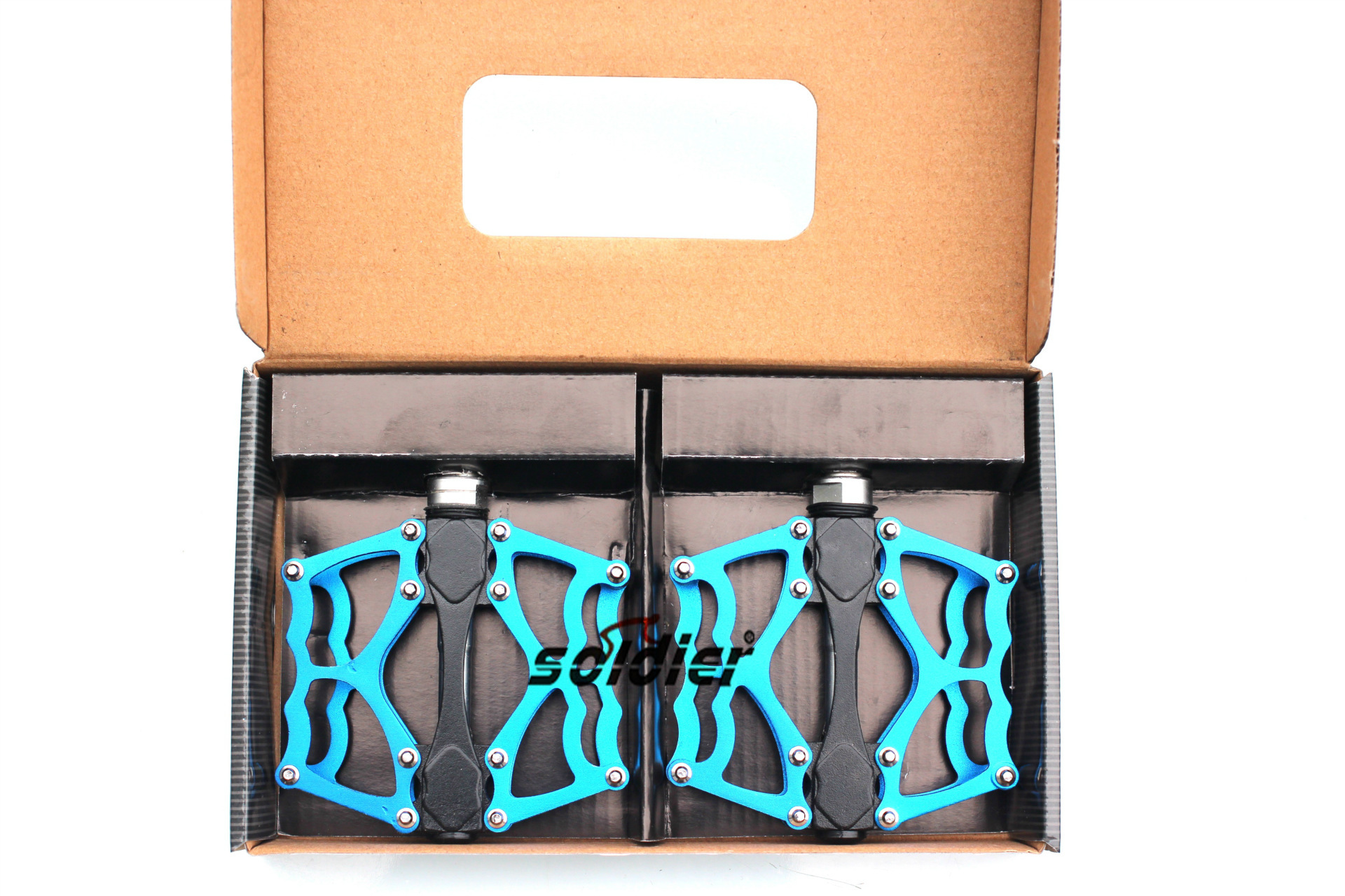 Bicycle pedal/aluminum super light mountain bike bearings/new s43-10 exposed shaft foot Bicycle pedal/aluminum super light mountain bike bearings/new s43-10 exposed shaft foot