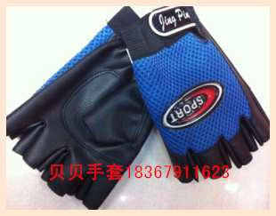 Cycling, cycling, summer, reticulated half-finger gloves