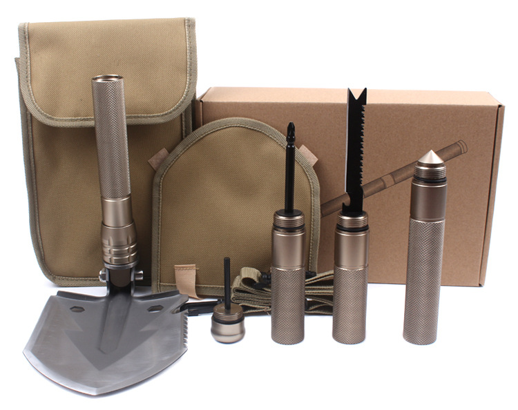 New Multi-Functional Shovel Folding Self-Defense Soldier Shovel Outdoor Camping Supplies Tools Survival Equipment New Multi-Functional Shovel Folding Self-Defense Soldier Shovel Outdoor Camping Supplies Tools Survival Equipment