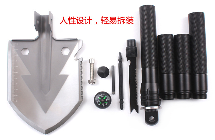 New Multi-Functional Shovel Folding Self-Defense Soldier Shovel Outdoor Camping Supplies Tools Survival Equipment New Multi-Functional Shovel Folding Self-Defense Soldier Shovel Outdoor Camping Supplies Tools Survival Equipment