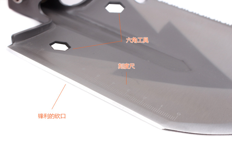 New Multi-Functional Shovel Folding Self-Defense Soldier Shovel Outdoor Camping Supplies Tools Survival Equipment New Multi-Functional Shovel Folding Self-Defense Soldier Shovel Outdoor Camping Supplies Tools Survival Equipment