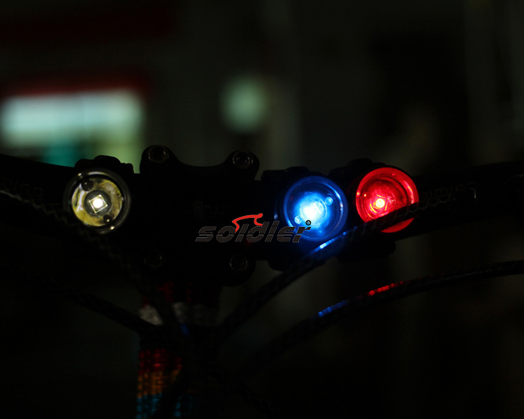 Mountain bike bicycle alloy frog lights colour anodised//light frog lamp Mountain bike bicycle alloy frog lights colour anodised//light frog lamp