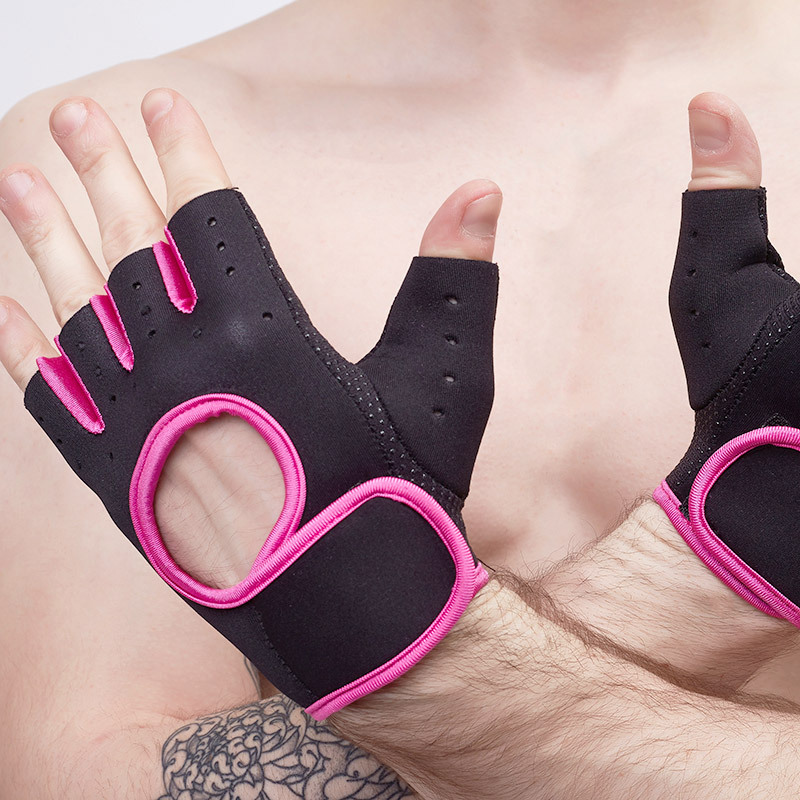 New Manufacturers Wholesale Outdoor Equipment Mountain Climbing Biking Racing Sports Rock Climbing Shooting Half-Finger Fitness Gloves