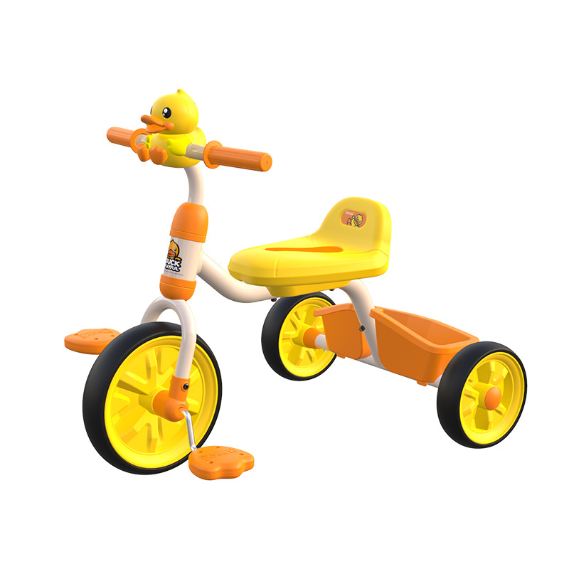 Le&#039;s 1023S Small Yellow Duck Children&#039;s Tricycle Bicycle 1017 Children&#039;s Portable Toy Car
