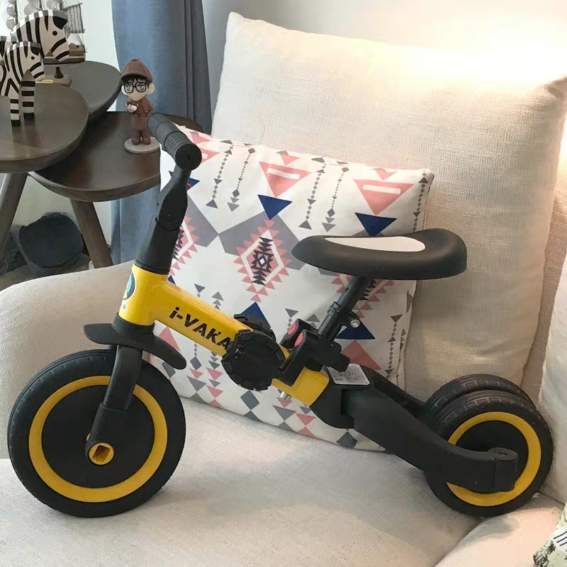 New Children&#039;s Three-Wheeled Bicycle Baby Sliding Balance Car Hand Push Toddler Children&#039;s Scooter Bicycle Can Be Sent on Behalf