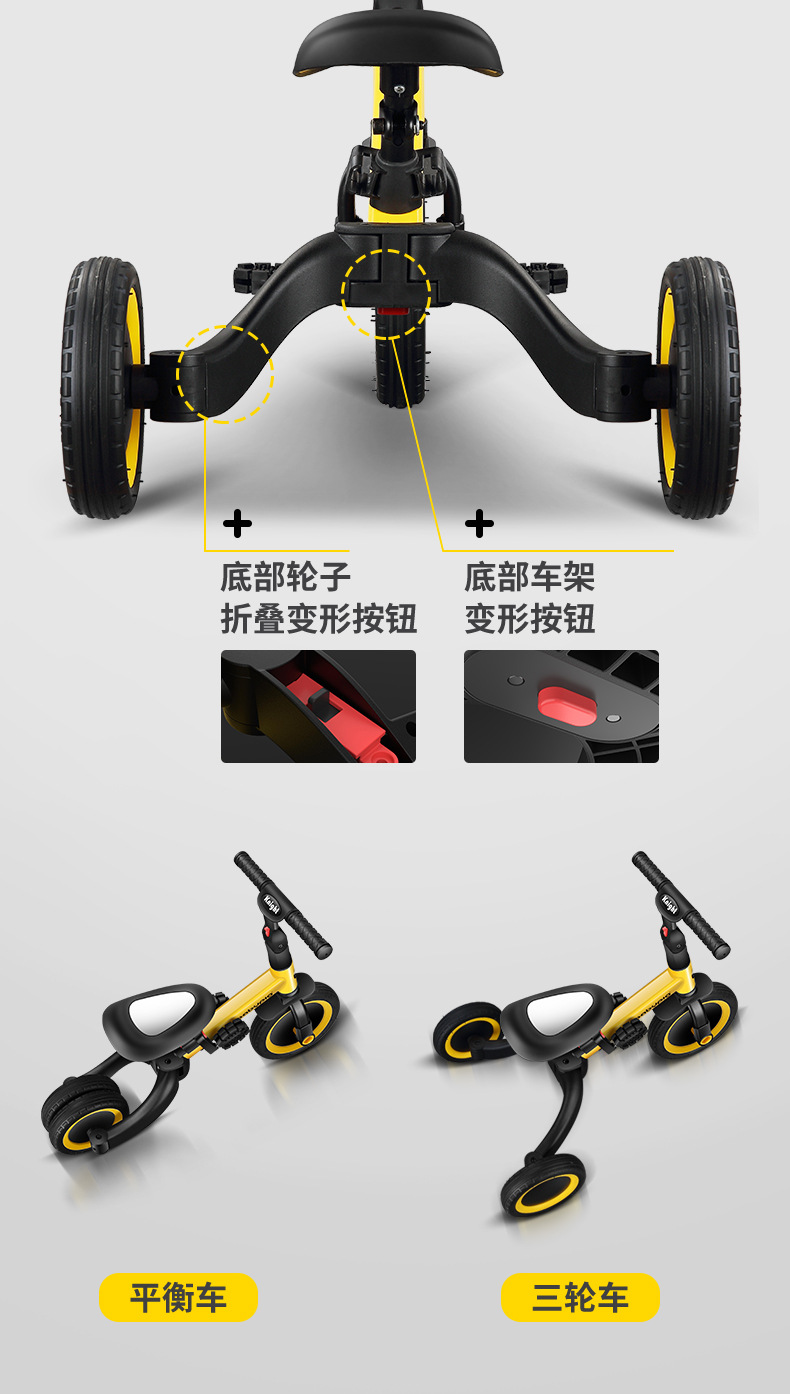 New Children's Three-Wheeled Bicycle Baby Sliding Balance Car Hand Push Toddler Children's Scooter Bicycle Can Be Sent on Behalf New Children's Three-Wheeled Bicycle Baby Sliding Balance Car Hand Push Toddler Children's Scooter Bicycle Can Be Sent on Behalf