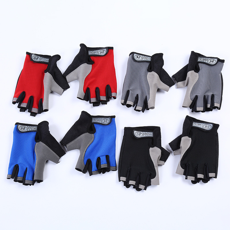 Hot-selling half-finger gloves portable gym professional gloves weightlifting wrist protector non-slip gloves manufacturers direct wholesale