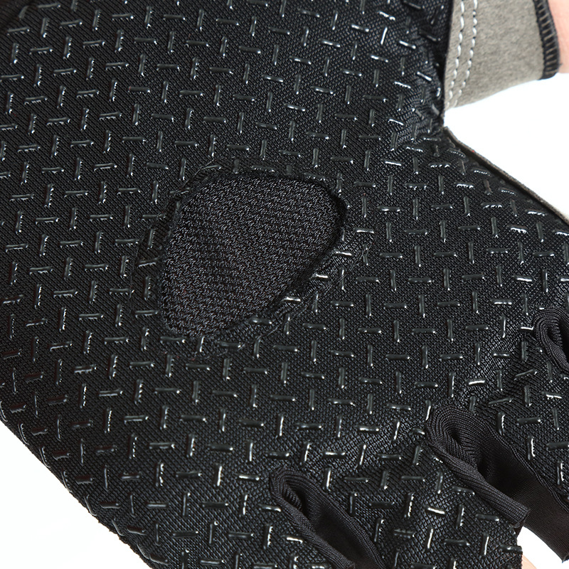 A1q006 Fitness Gloves Sports Outdoor Bicycle Half-Finger Riding Gloves Sun Protection for Men and Women Breathable Non-Slip Hair Generation