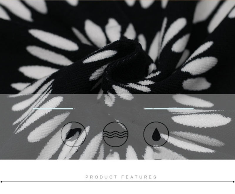 White Black Circle Design Round Beach Towel OEM Supplier Bath Towel Shawl for Wholesale White Black Circle Design Round Beach Towel OEM Supplier Bath Towel Shawl for Wholesale