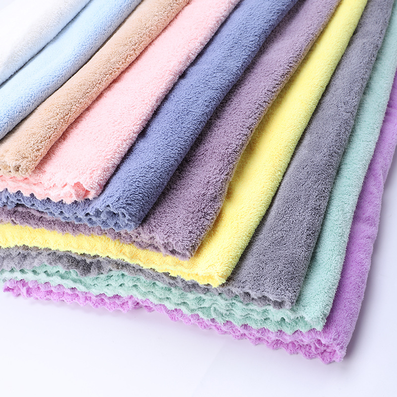 70 * 140cm High Density Coral Fleece Bath Towel Adult Thickened Trimming Bath Towel Couple Beach Towel Customizable Logo