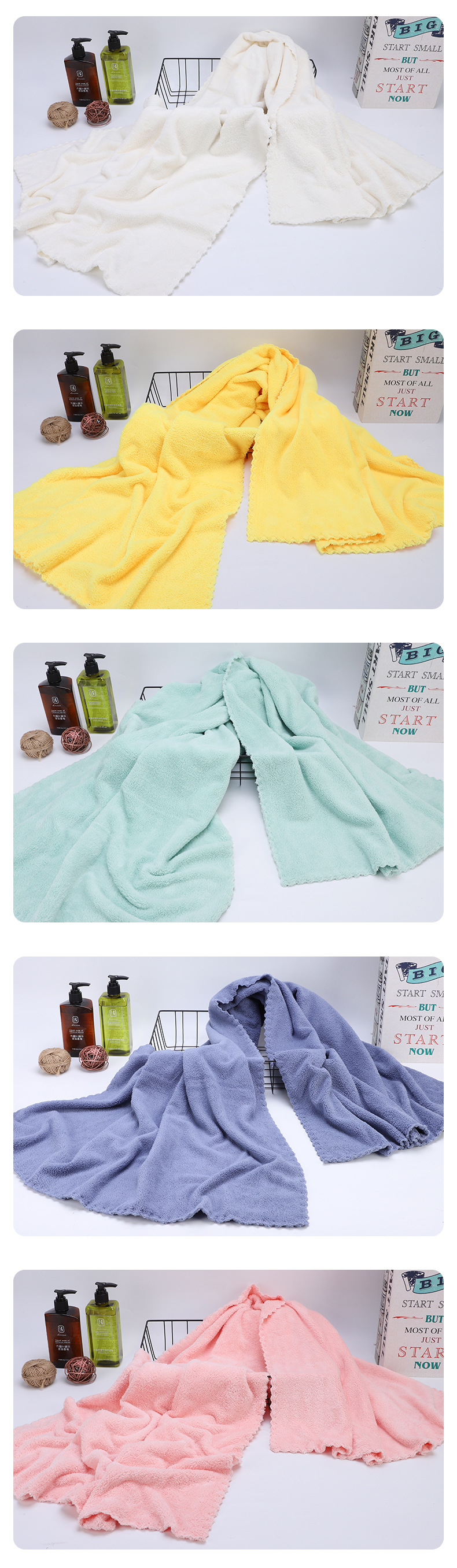 70 * 140cm High Density Coral Fleece Bath Towel Adult Thickened Trimming Bath Towel Couple Beach Towel Customizable Logo 70 * 140cm High Density Coral Fleece Bath Towel Adult Thickened Trimming Bath Towel Couple Beach Towel Customizable Logo