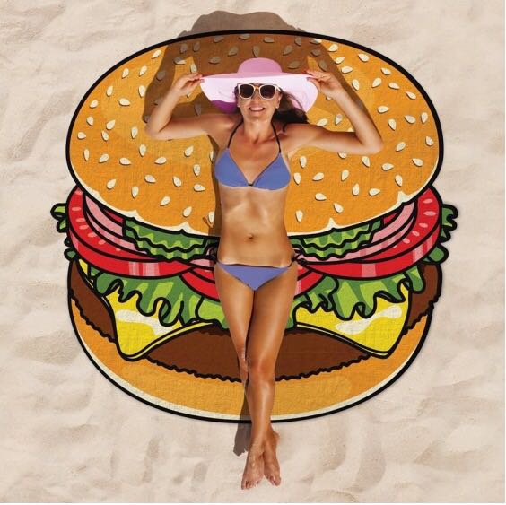 Beach towel terylene irregular creative bath towel exported to Europe and America can be customized Beach towel terylene irregular creative bath towel exported to Europe and America can be customized