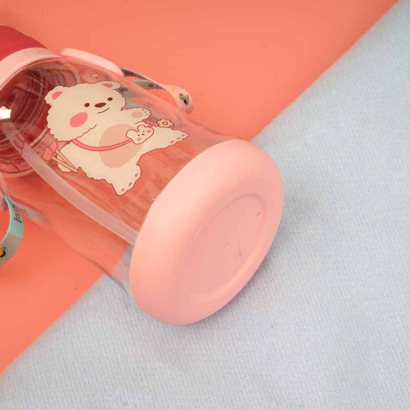 Antlers Children's Plastic Cup Outdoor Portable Lanyard Strap Sports Cup Fashion Cartoon Straw Cup Festival Gift Cup Antlers Children's Plastic Cup Outdoor Portable Lanyard Strap Sports Cup Fashion Cartoon Straw Cup Festival Gift Cup