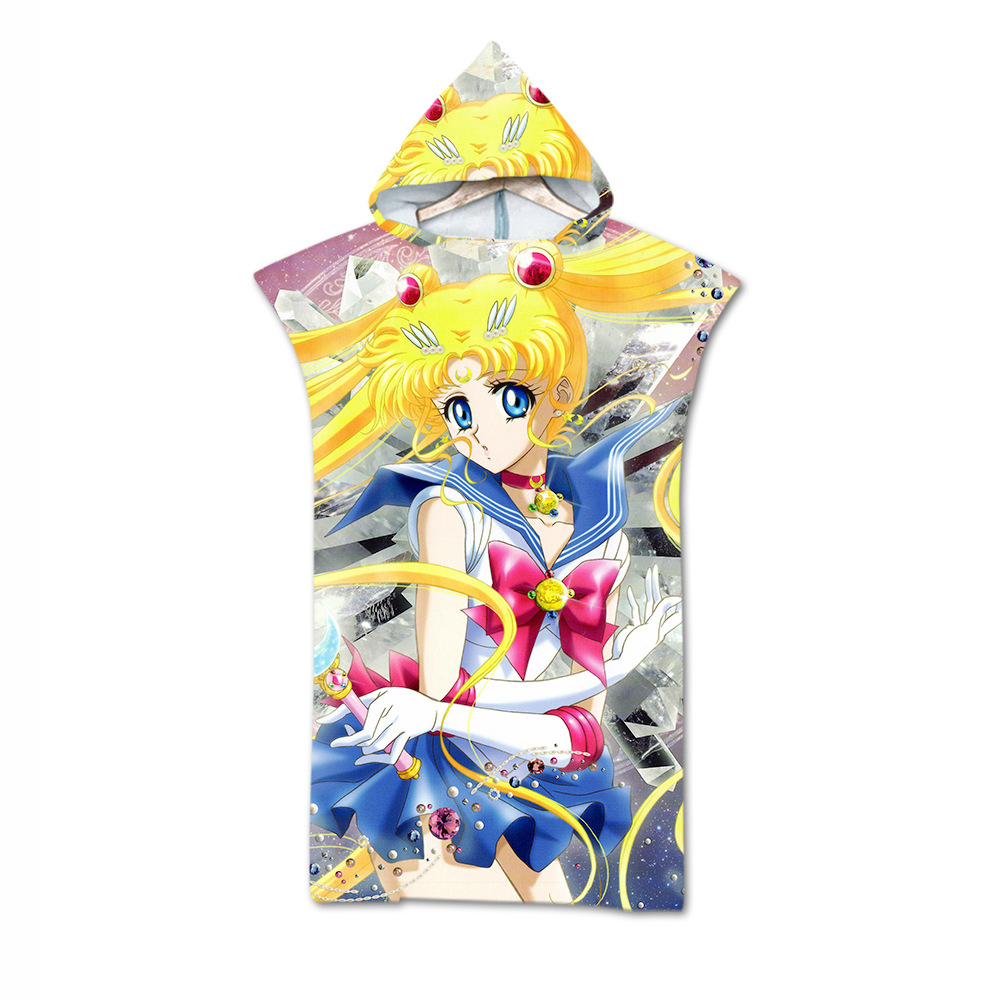 Factory Direct Sales Adult Bath Towel Beach Towel Cape Cloak Geometric Printing Hooded Bath Towel Wholesale Graphic Customization Factory Direct Sales Adult Bath Towel Beach Towel Cape Cloak Geometric Printing Hooded Bath Towel Wholesale Graphic Customization