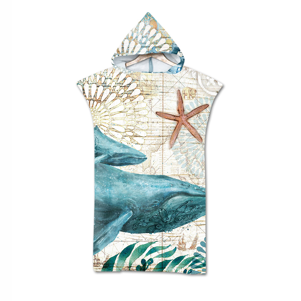 Factory Direct Sales Adult Bath Towel Beach Towel Cape Cloak Geometric Printing Hooded Bath Towel Wholesale Graphic Customization Factory Direct Sales Adult Bath Towel Beach Towel Cape Cloak Geometric Printing Hooded Bath Towel Wholesale Graphic Customization