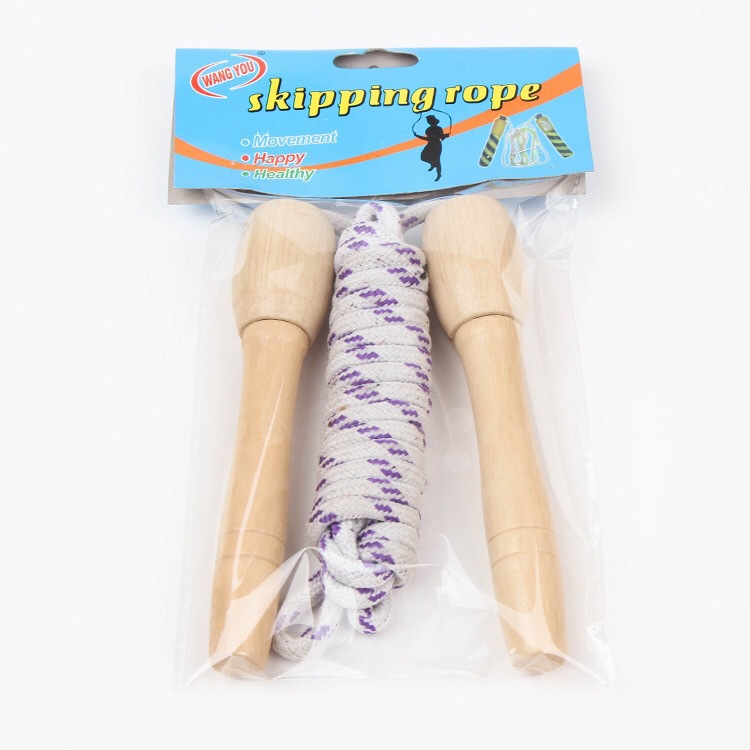 Skipping Rope with Wooden Handle Children's High School Entrance Examination Wooden Handle Spiral Skipping Rope Adjustable Jump Rope for One Person Student Skipping Rope Customizable Logo Skipping Rope with Wooden Handle Children's High School Entrance Examination Wooden Handle Spiral Skipping Rope Adjustable Jump Rope for One Person Student Skipping Rope Customizable Logo