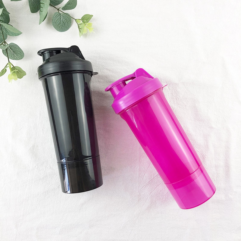 Korean Fashion Outdoor Sports Shake Cup Men&#039;s and Women&#039;s Dried Egg White Cup Portable Fitness Sports Cup Customizable