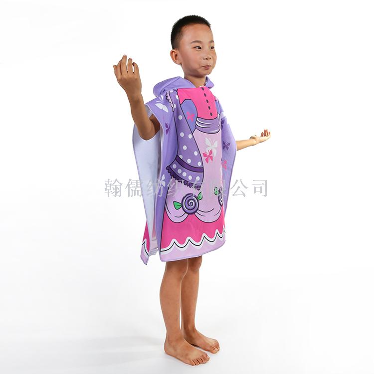 Manufacturers direct beach towel travel children's shawl absorbent cape Manufacturers direct beach towel travel children's shawl absorbent cape
