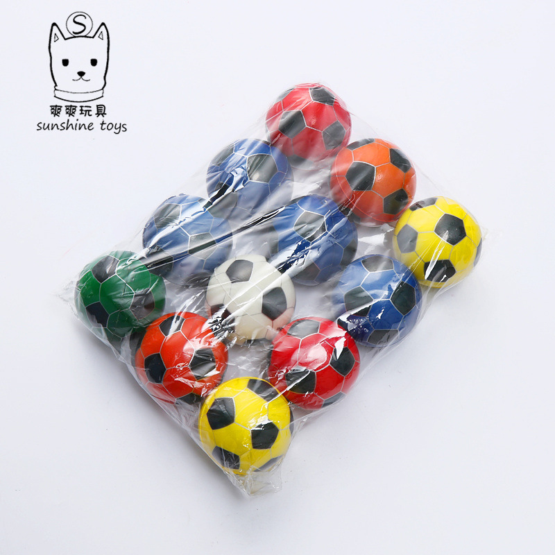 6.3 The new football PU ball pressure foam baby toy Rubber manufacturer Solid pet toy