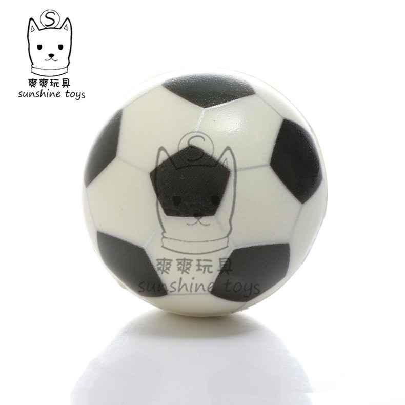 6.3 The new football PU ball pressure foam baby toy Rubber manufacturer Solid pet toy