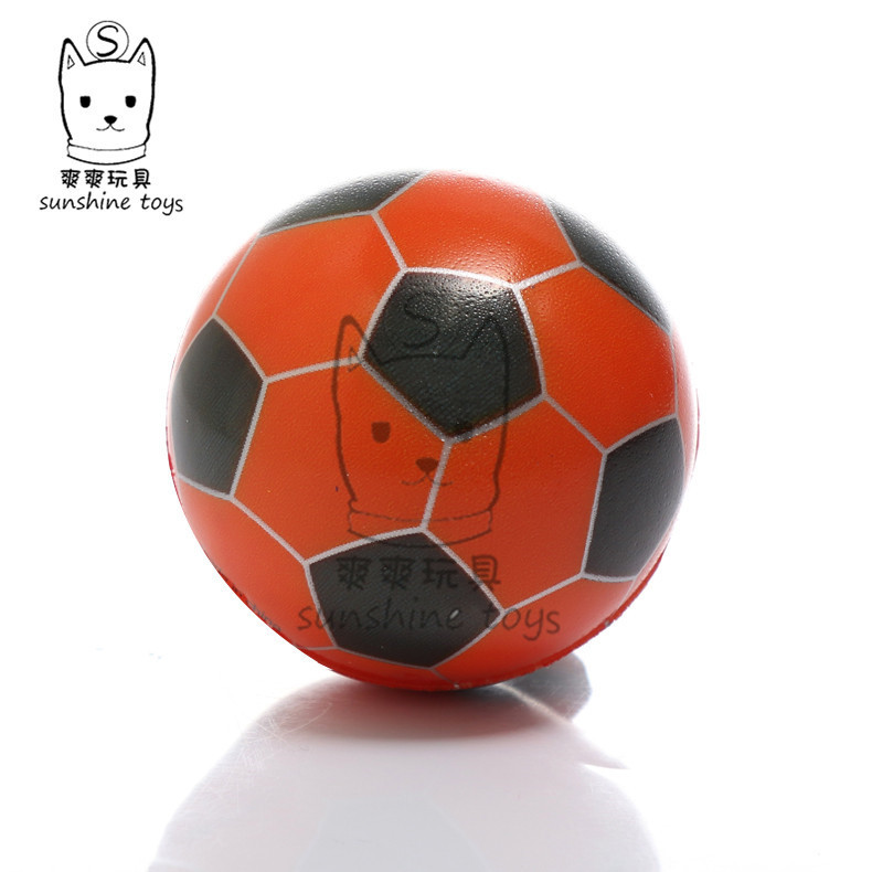 6.3 The new football PU ball pressure foam baby toy Rubber manufacturer Solid pet toy