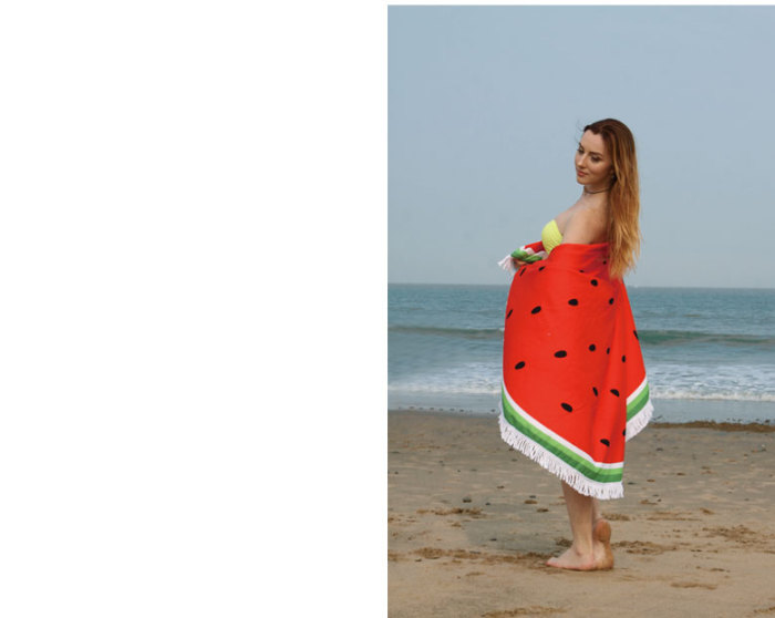 Hot Sale Active Printing Watermelon Round Beach Towel Microfiber Blanket with Tassel Hot Sale Active Printing Watermelon Round Beach Towel Microfiber Blanket with Tassel