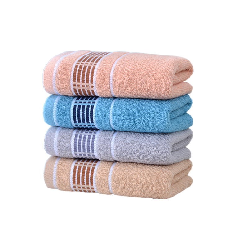 Factory Direct Sales Cotton Bath Towel Thickened Jacquard Soft Absorbent Home Daily Company Gift Beach Towel Bath Towel