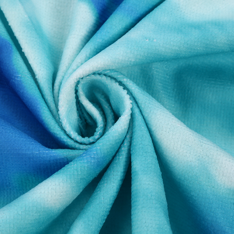 European and American printed silk scarf circular beach mat beach towel holiday flimsy beach mat.
