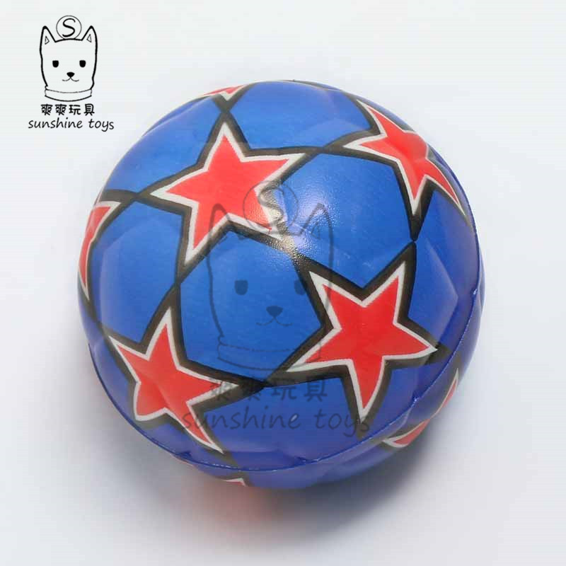 6.3 Five-star Football sponge pressure children manufacturers wholesale Solid PET toys 6.3 Five-star Football sponge pressure children manufacturers wholesale Solid PET toys