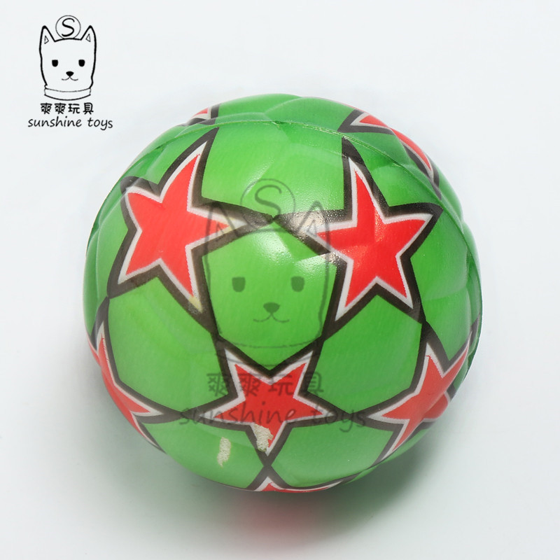 6.3 Five-star Football sponge pressure children manufacturers wholesale Solid PET toys 6.3 Five-star Football sponge pressure children manufacturers wholesale Solid PET toys