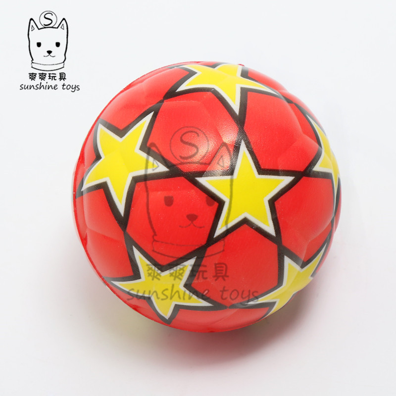 6.3 Five-star Football sponge pressure children manufacturers wholesale Solid PET toys 6.3 Five-star Football sponge pressure children manufacturers wholesale Solid PET toys