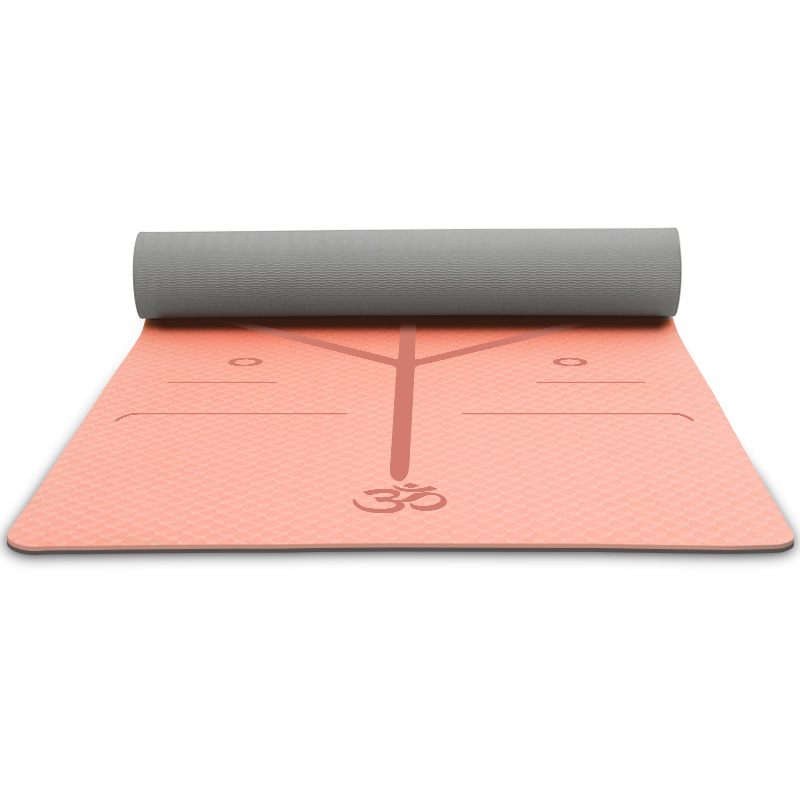 TPE Yoga Mat Thickened Skipping Rope Mat Non-Slip Gymnastic Mat Widened Dance Mat Children Yoga Mat Cross-Border Delivery