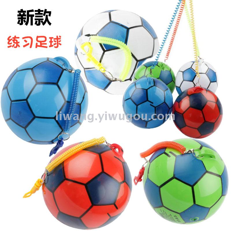 Kindergarten with spring strings patting rubber ball chain spring ball children chain toy ball rings practice football Kindergarten with spring strings patting rubber ball chain spring ball children chain toy ball rings practice football