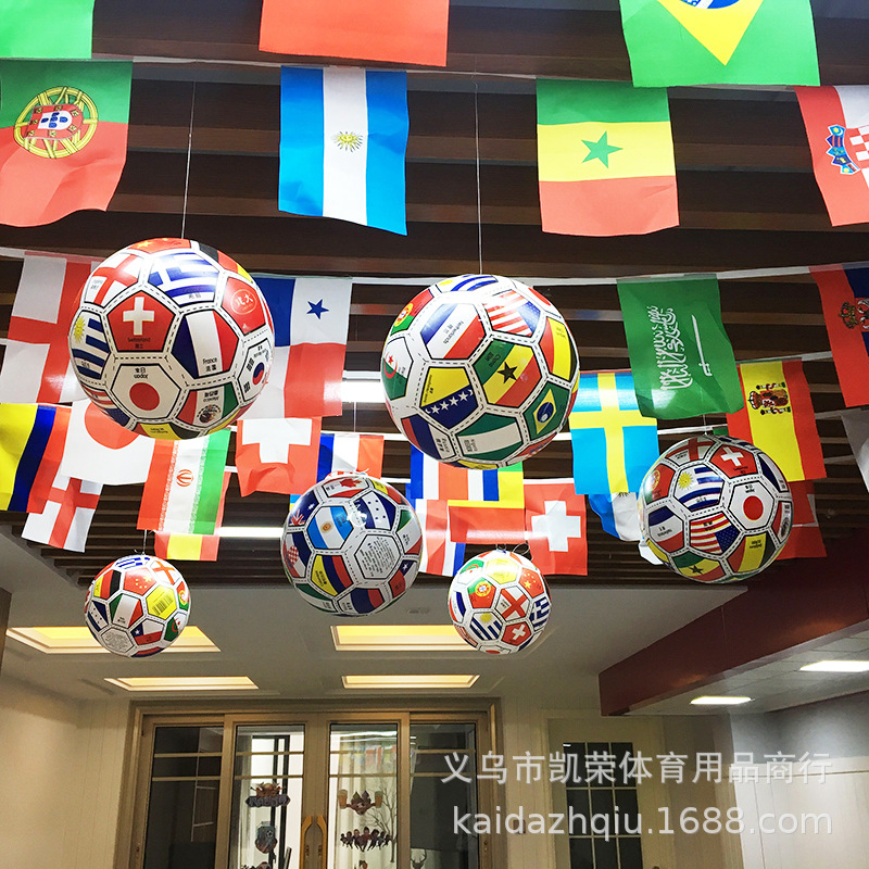Russia 2018 top 32 World Cup flag ball World Cup flag ball 5 football fans supplies bar decoration Russia 2018 top 32 World Cup flag ball World Cup flag ball 5 football fans supplies bar decoration