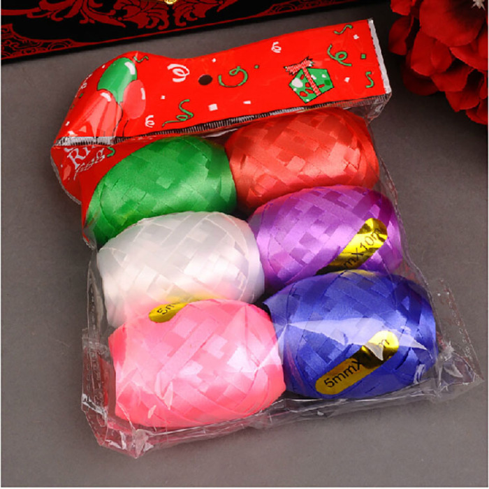 Rainbow films football balloon tie Ribbon 0.5*10m football