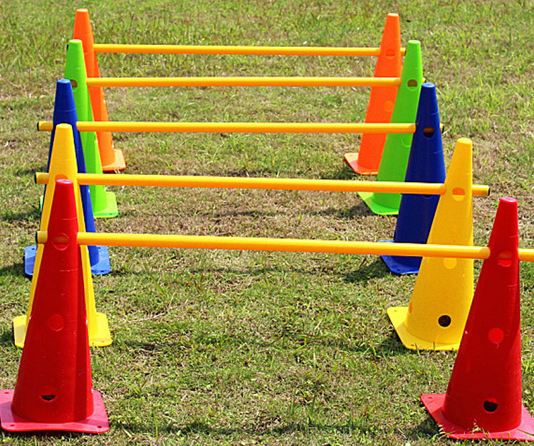 Football Training Logo Barrel 30/48/50cm Multi-Functional Symbol Cone Obstacle Sign Post Wholesale