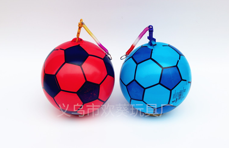 With Spring Rope Chain Hanging Ring Football Children Inflatable Toy Ball Baby Small Football Kindergarten Dance Portable Ball With Spring Rope Chain Hanging Ring Football Children Inflatable Toy Ball Baby Small Football Kindergarten Dance Portable Ball