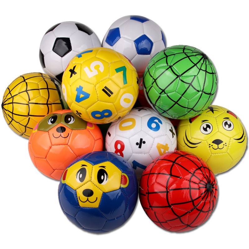 Infant No. 2 Machine Seam Small Football for Kindergarten Children Toy Ball Early Childhood Games Football Domestic Sales Foreign Trade