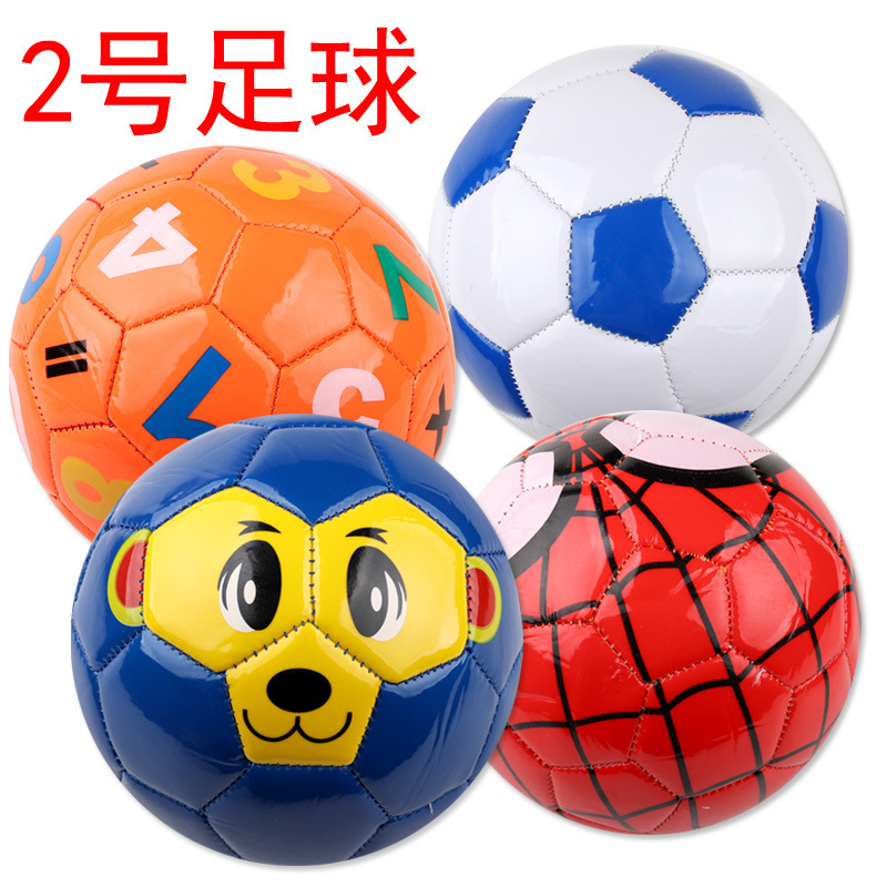 Infant No. 2 Machine Seam Small Football for Kindergarten Children Toy Ball Early Childhood Games Football Domestic Sales Foreign Trade